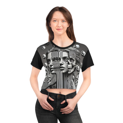 Psy Mirrored Muse Crop Tee