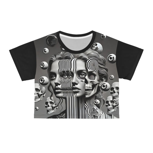 Psy Mirrored Muse Crop Tee
