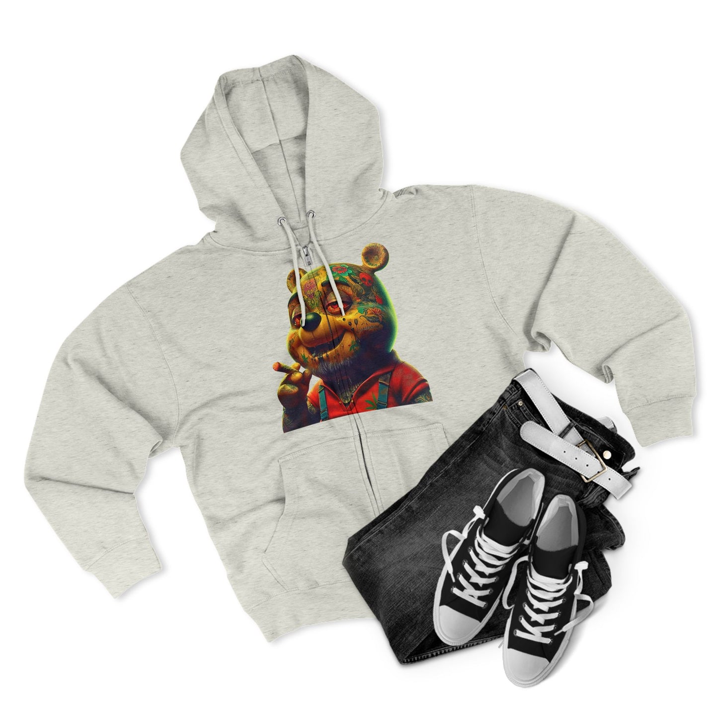 PsyKlan Tedy Bear Smoker Zip Hoodie