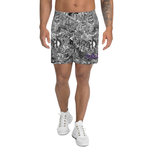 All-Over Print Unisex Athletic Long Shorts